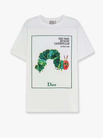 Dior - Cotton t-shirt with Book Cover print and Dior embroidery