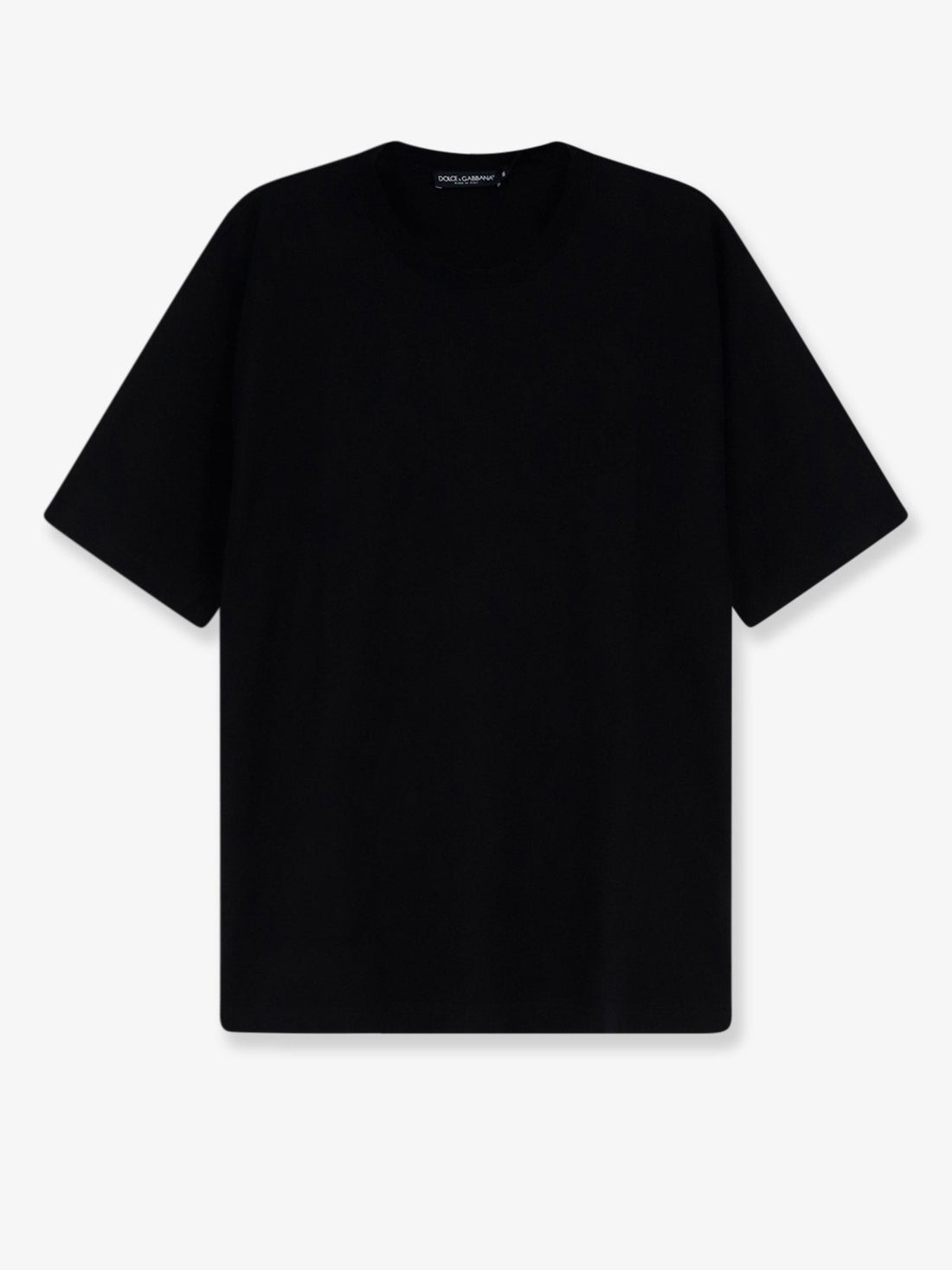 Dolce & Gabbana - Cotton T-shirt with embossed DG logo cotton-t-shirt-with-embossed-dg-logo_4cb55854-23b5-42ba-ad63-b5cfe24140e7