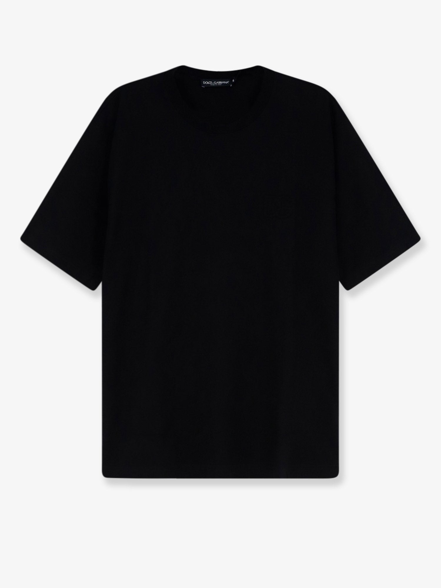 Dolce & Gabbana - Cotton T-shirt with embossed DG logo