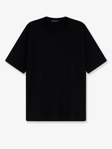 Dolce & Gabbana - Cotton T-shirt with embossed DG logo