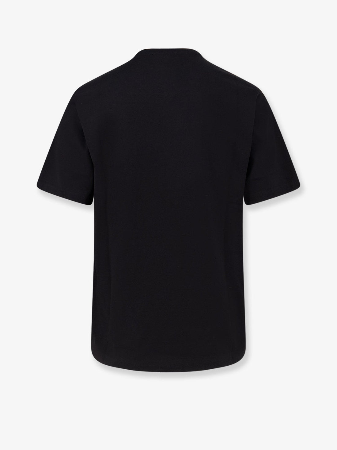 Cotton T-shirt with embossed logo embroidery