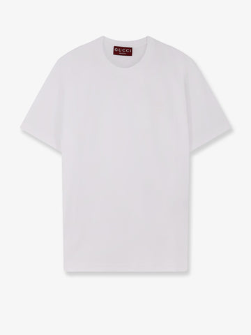 Cotton T-shirt with embroidered GG Incrocio logo