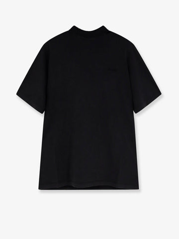 The Attico - Cotton t-shirt with embroidered logo on the front
