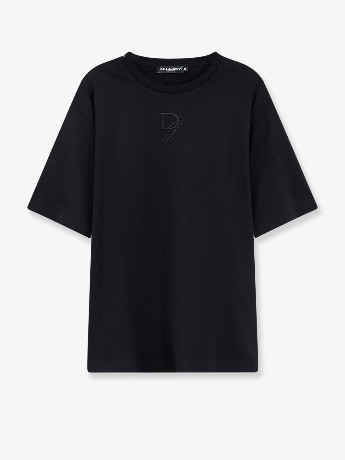 Dolce & Gabbana Cotton T-shirt with embroidered logo on the front