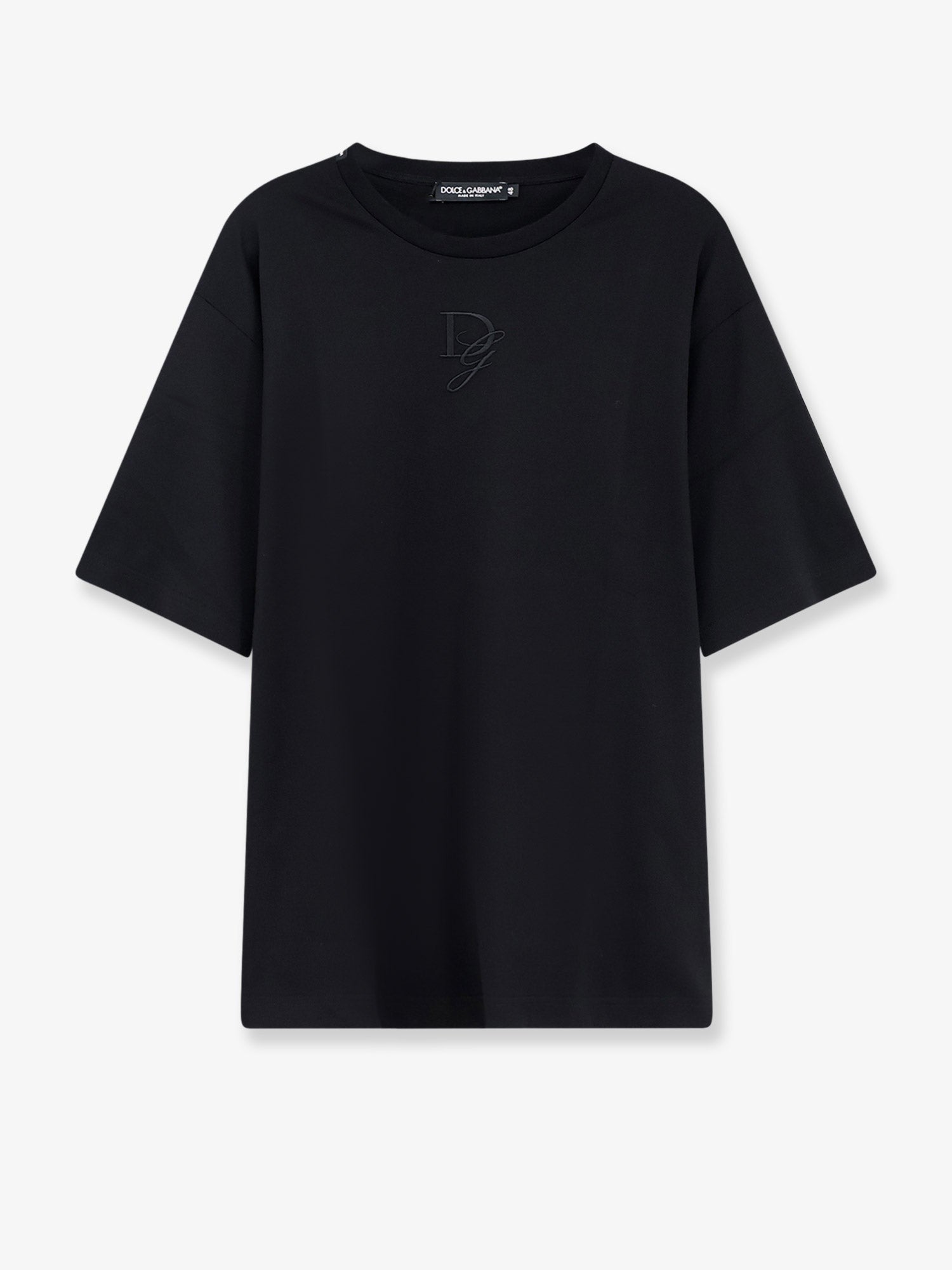 Dolce & Gabbana Cotton T-shirt with embroidered logo on the front