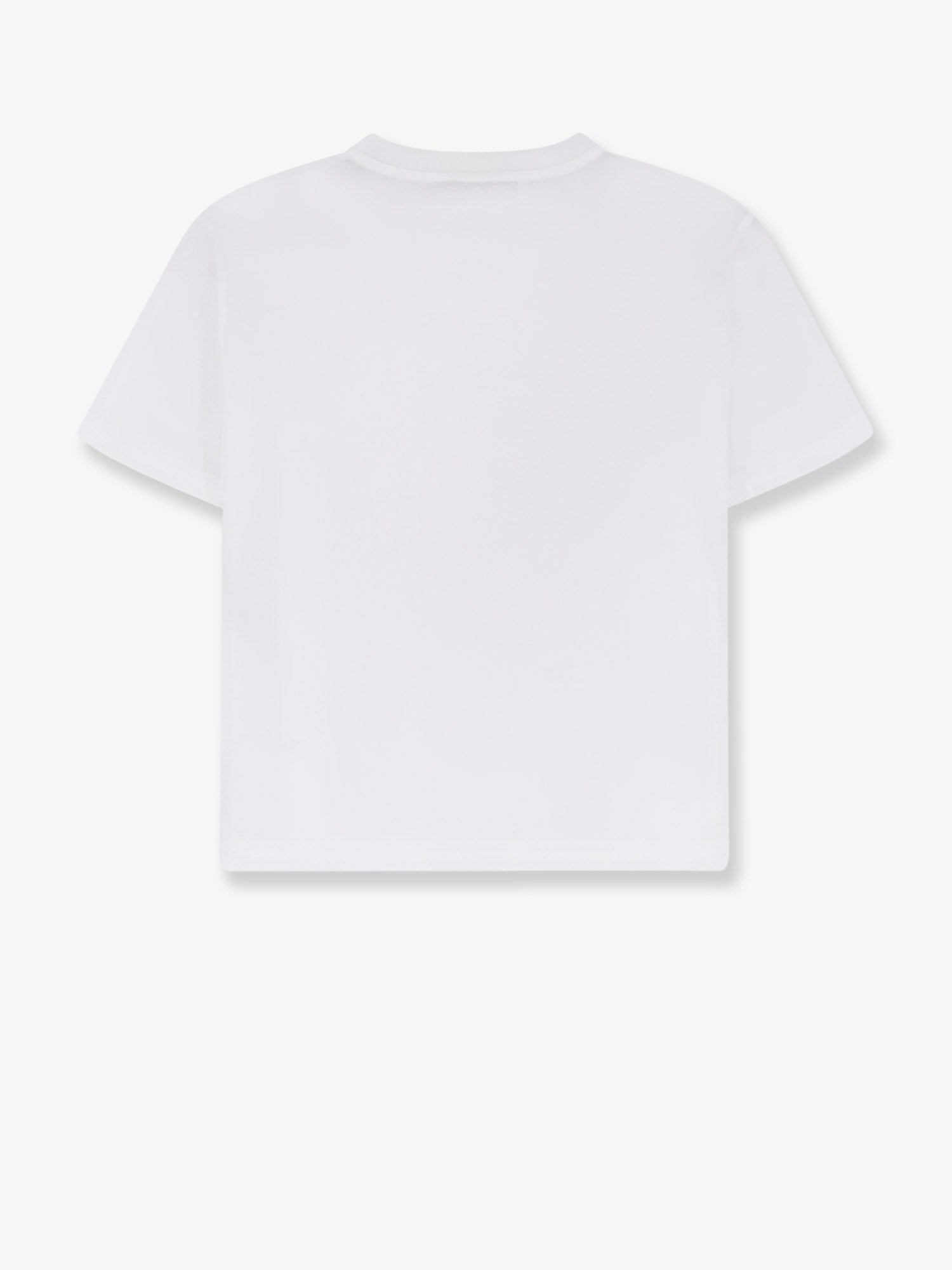 Miu Miu - Cotton T-shirt with embroidered logo on the front