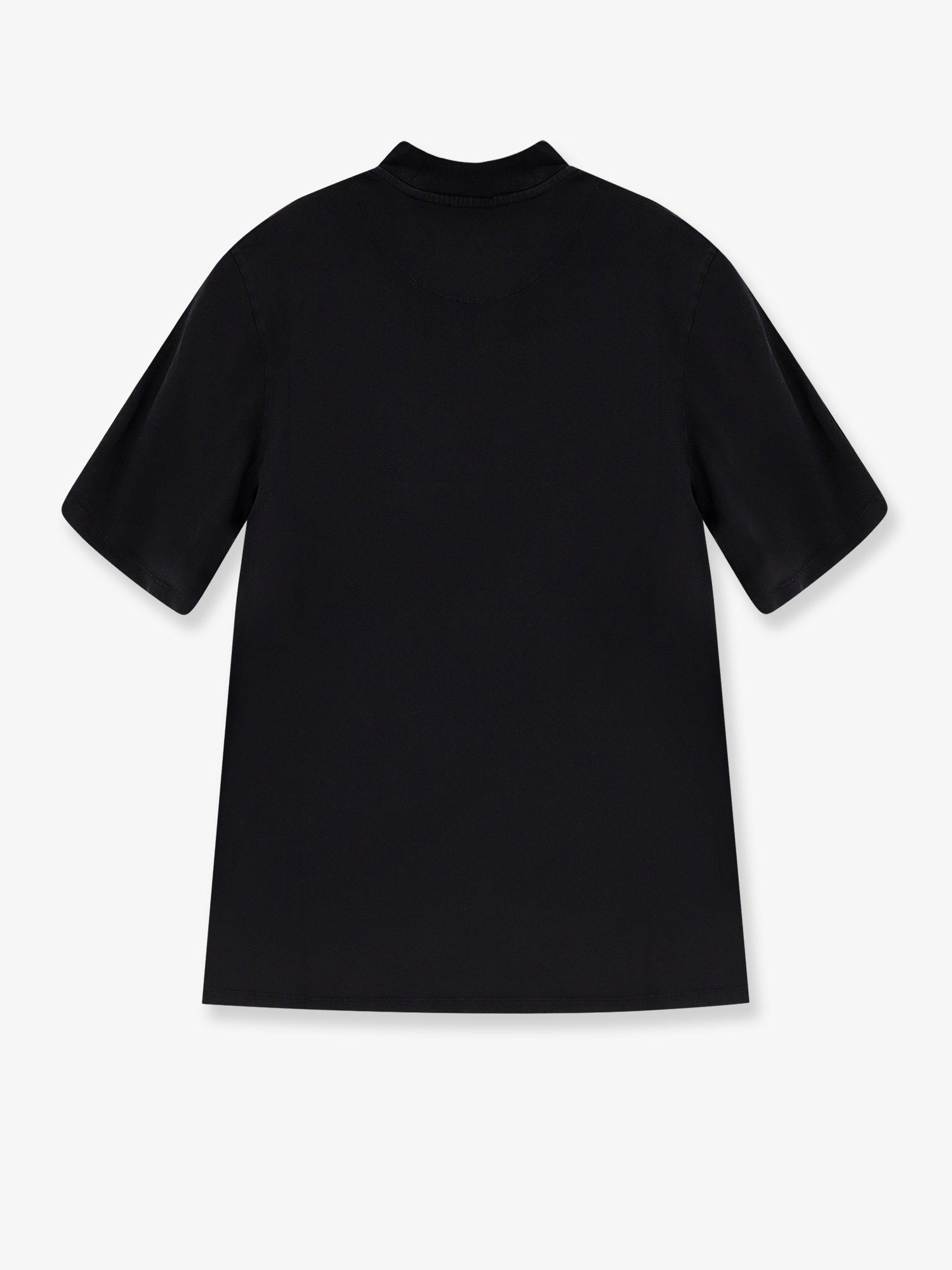 The Attico - Cotton t-shirt with embroidered logo on the front