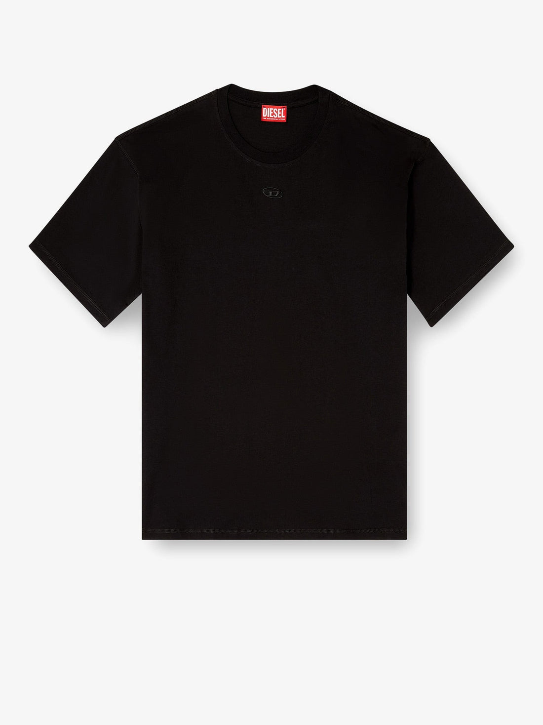 Diesel - Cotton T-shirt with embroidered logo on the front cotton-t-shirt-with-embroidered-logo-on-the-front_d6ea2d2b-3140-43bd-904a-c76366f517c6