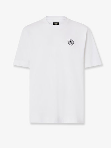 Fendi - 'Postcards' T-shirt cotton-t-shirt-with-ff-embroidery
