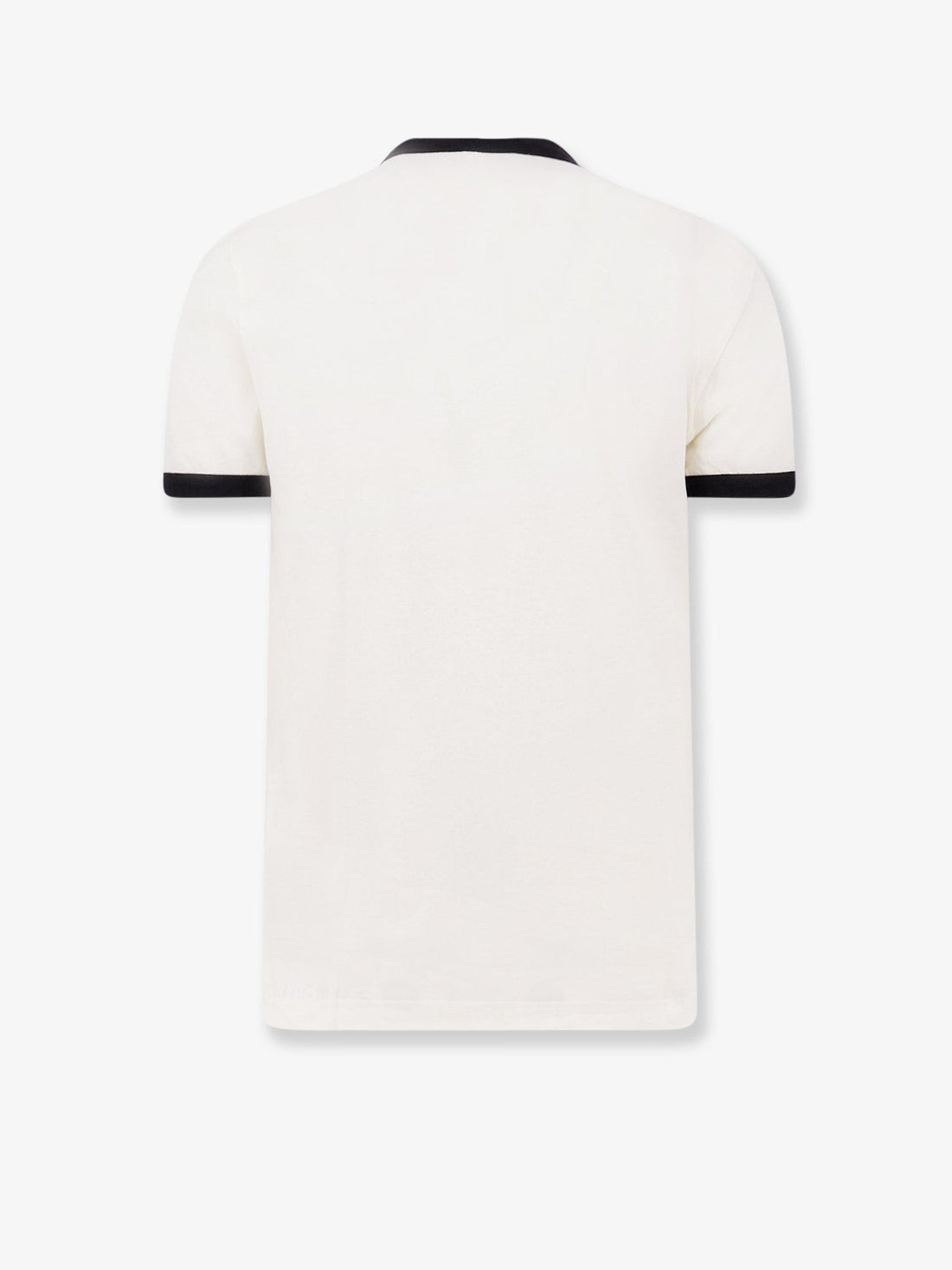 Cotton t-shirt with flocked print