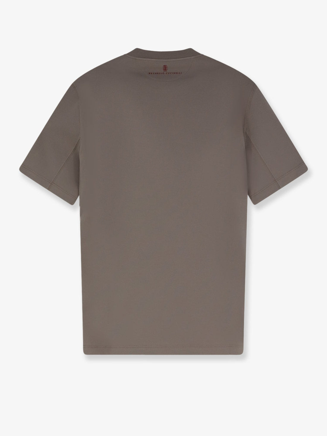 Brunello Cucinelli - Cotton T-shirt with front embroidery cotton-t-shirt-with-front-embroidery
