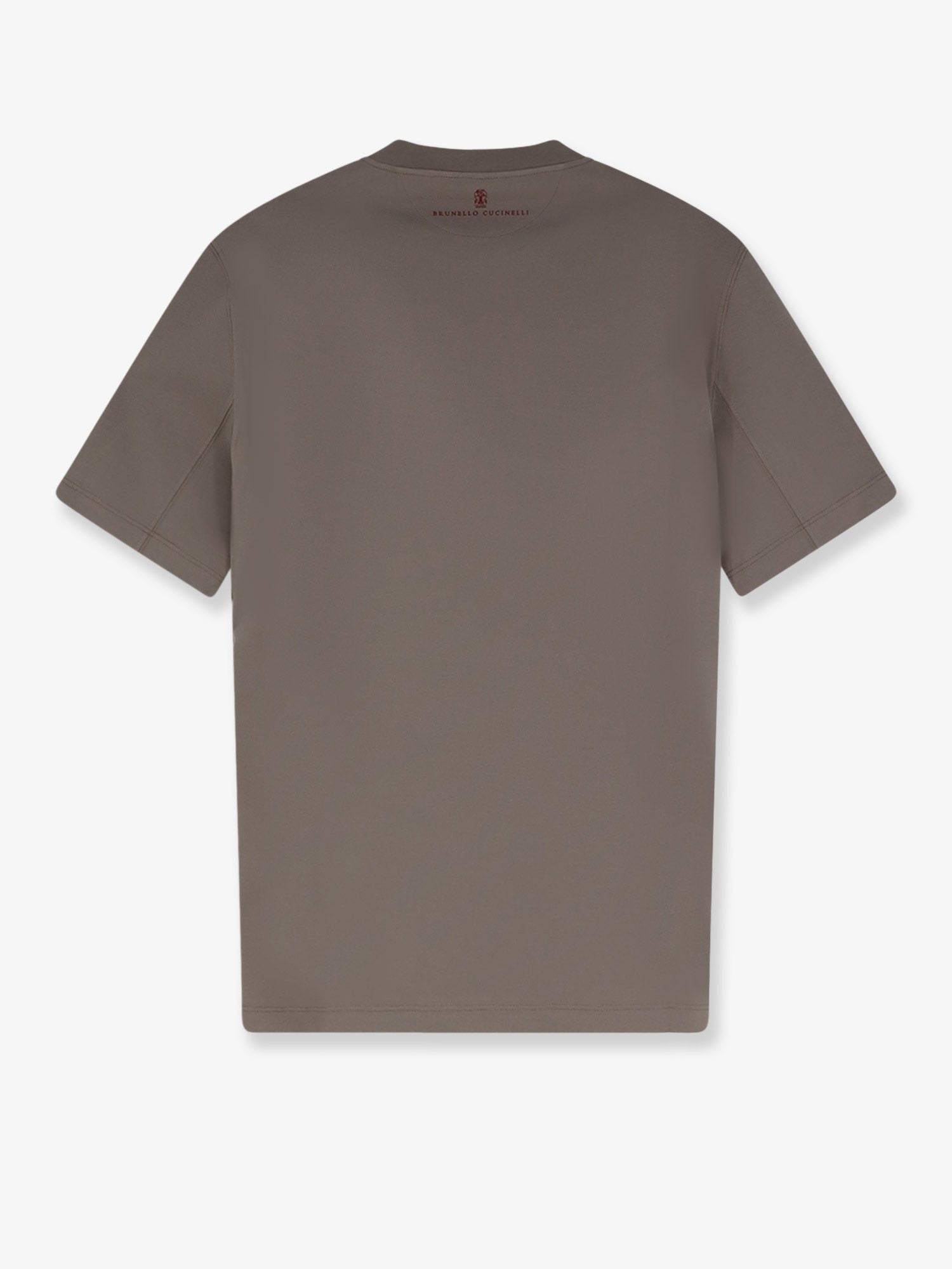 Brunello Cucinelli - Cotton T-shirt with front embroidery