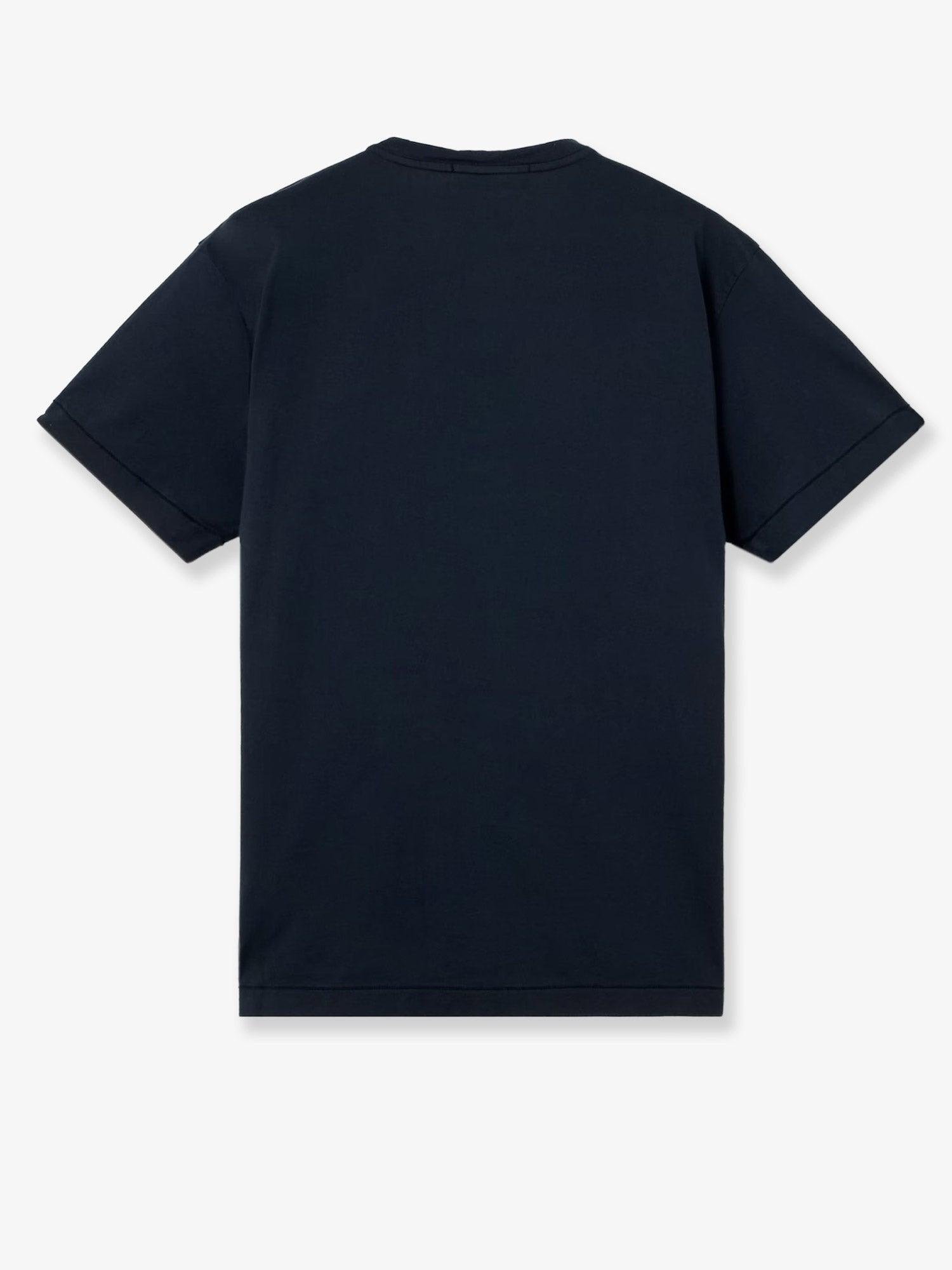 Stone Island - Cotton T-shirt with front logo patch