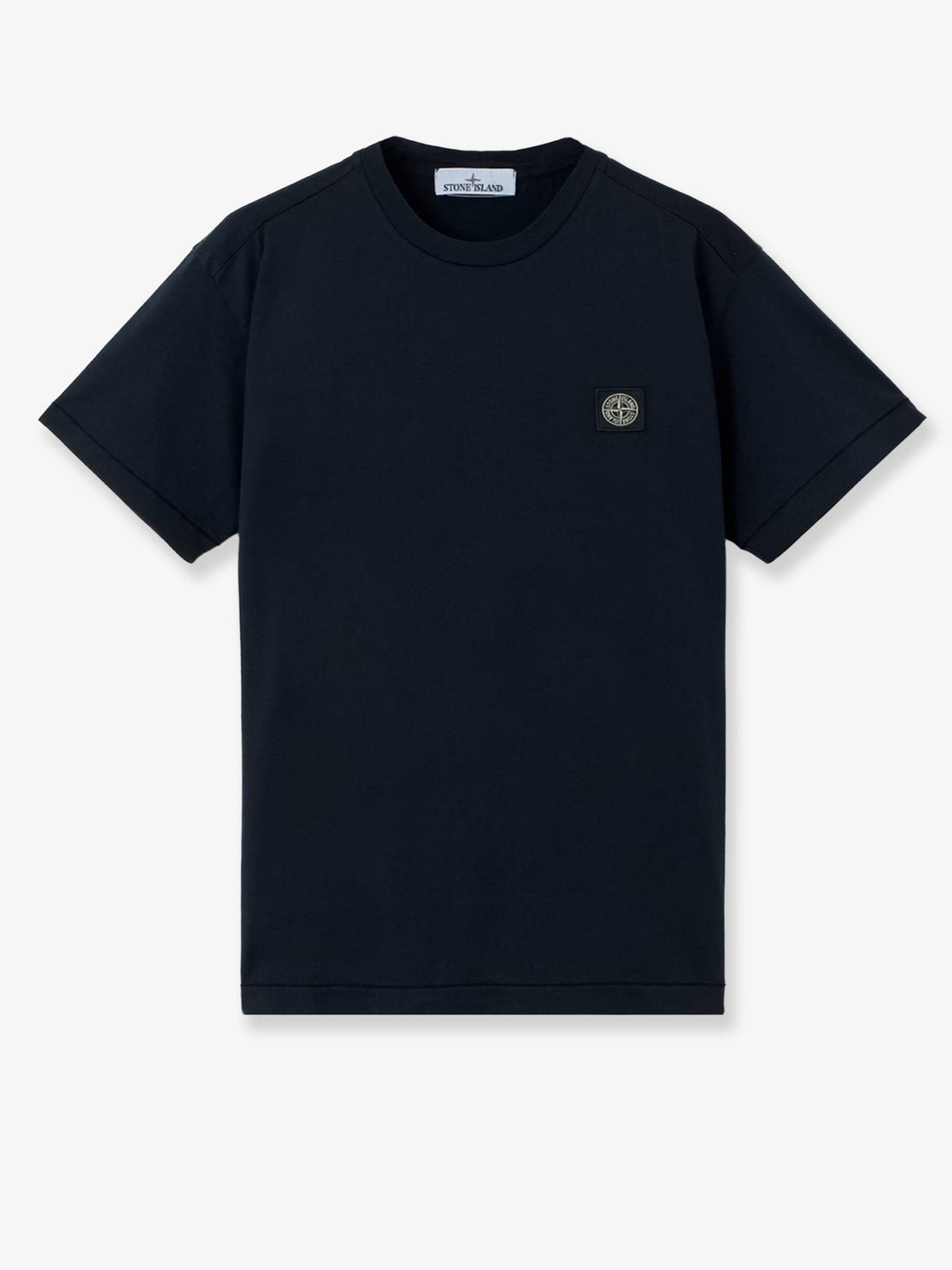 Stone Island - Cotton T-shirt with front logo patch cotton-t-shirt-with-front-logo-patch_70ae692b-98d1-4d57-99f7-bd122e915582