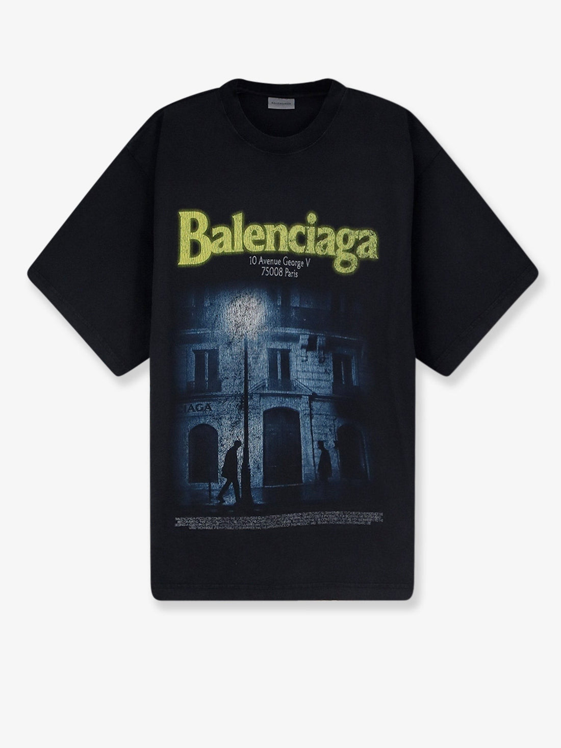 Balenciaga - Cotton T-shirt with front logo print cotton-t-shirt-with-front-logo-print_8407c76b-ed25-42a8-b10d-75a447128b2f