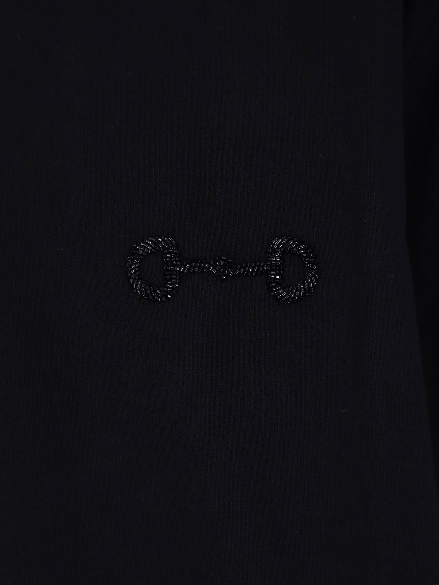 Cotton t-shirt with frontal Horsebit