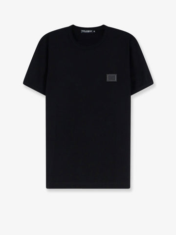 Dolce & Gabbana - Cotton t-shirt with iconic detail