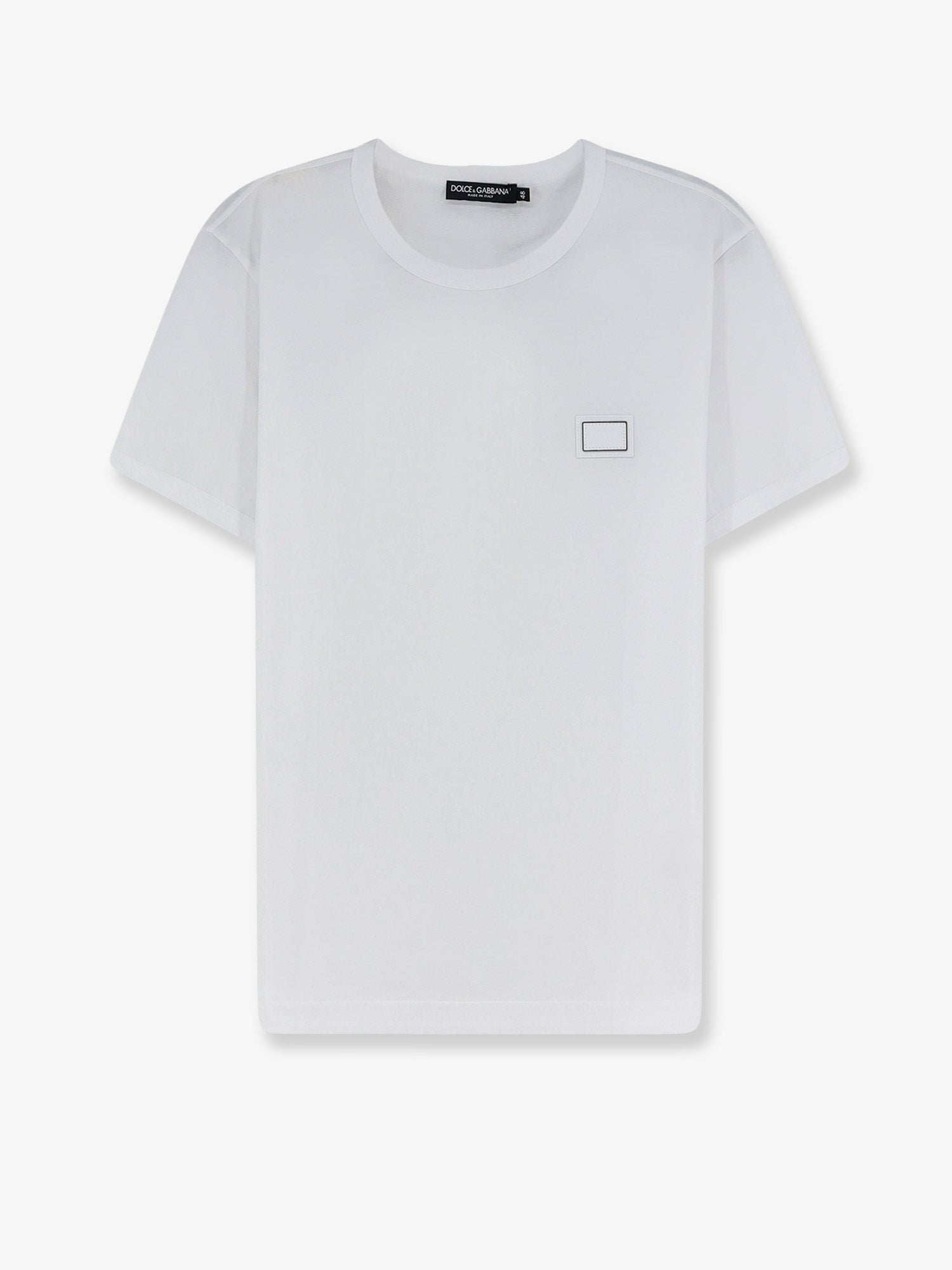 Dolce & Gabbana - Cotton t-shirt with iconic detail