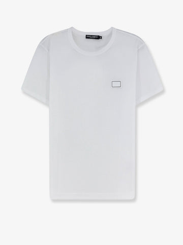 Dolce & Gabbana - Cotton t-shirt with iconic detail