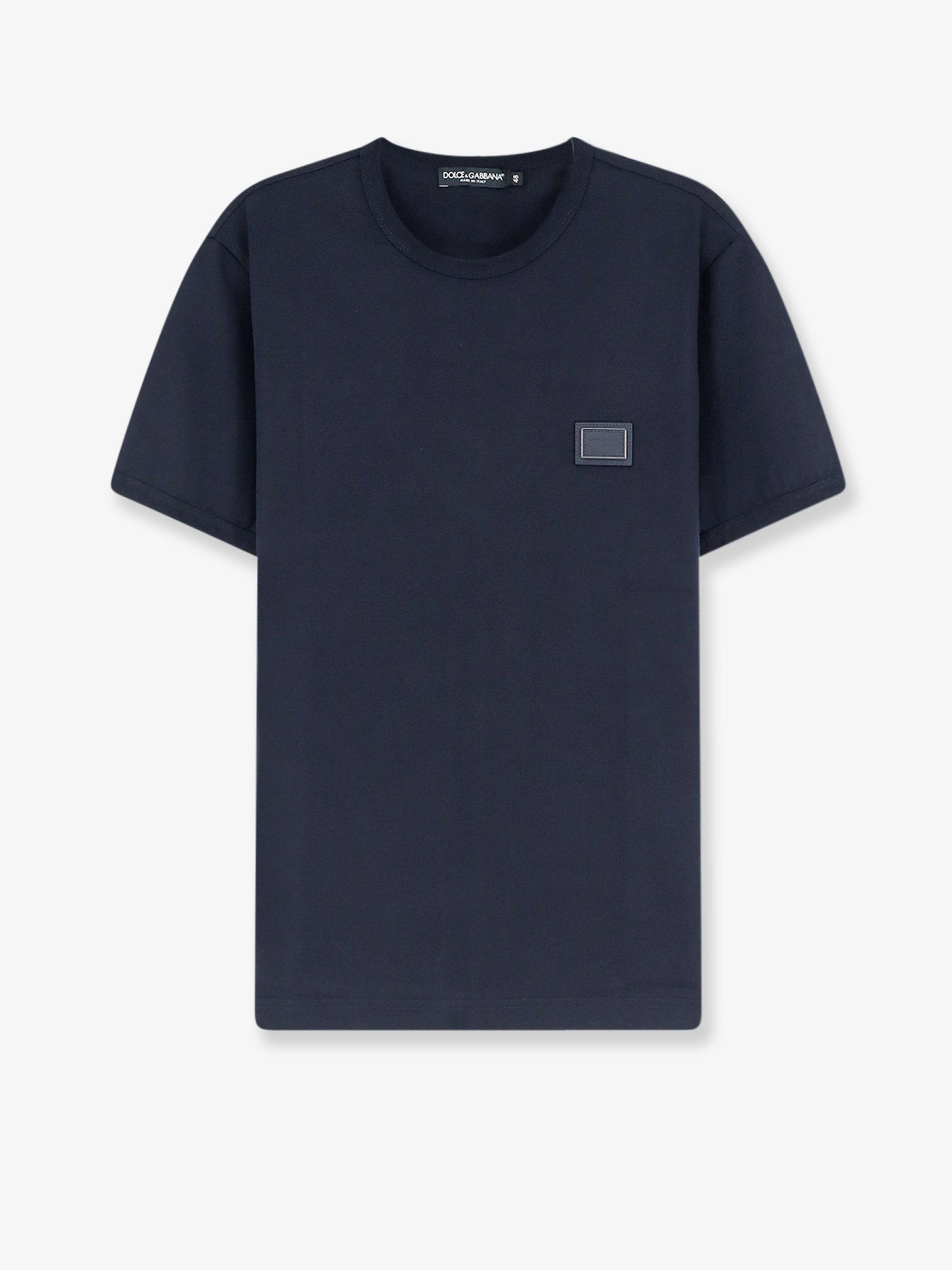 Dolce & Gabbana - Cotton t-shirt with iconic detail