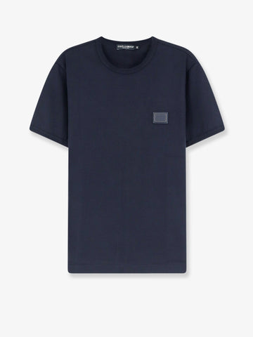 Dolce & Gabbana - Cotton t-shirt with iconic detail