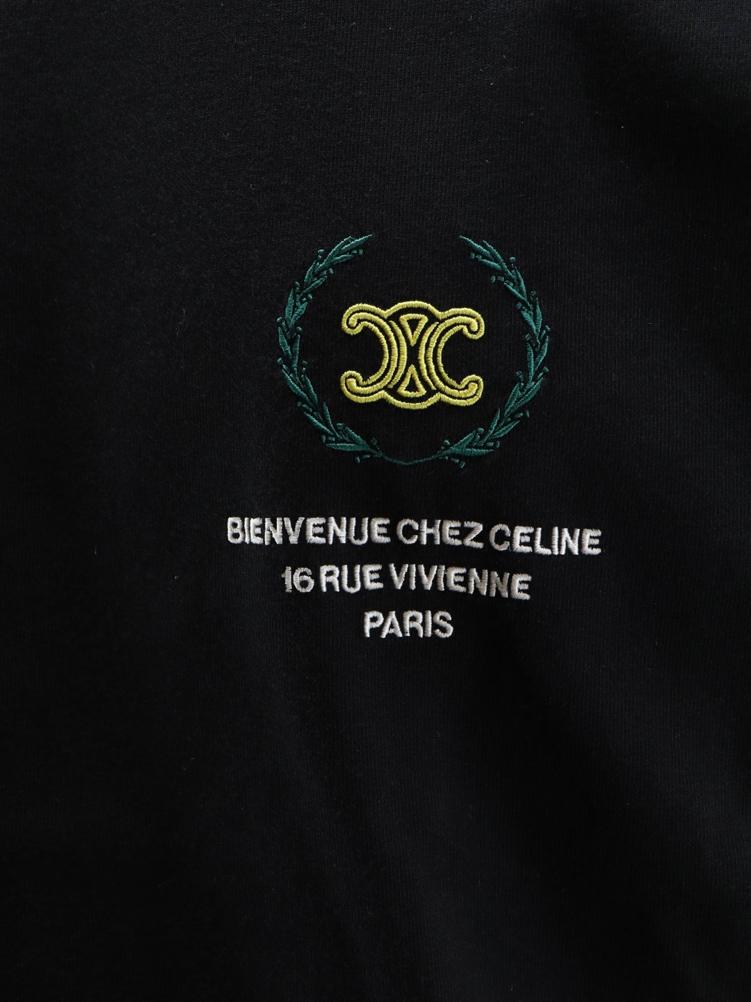 Celine - Cotton t-shirt with iconic embroidery cotton-t-shirt-with-iconic-embroidery_9961875c-5a5c-4caf-875f-15a2cd2678c6