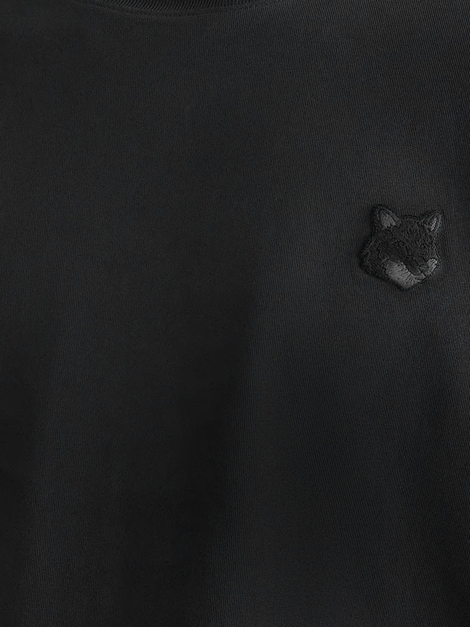 Cotton T-shirt with iconic logo patch