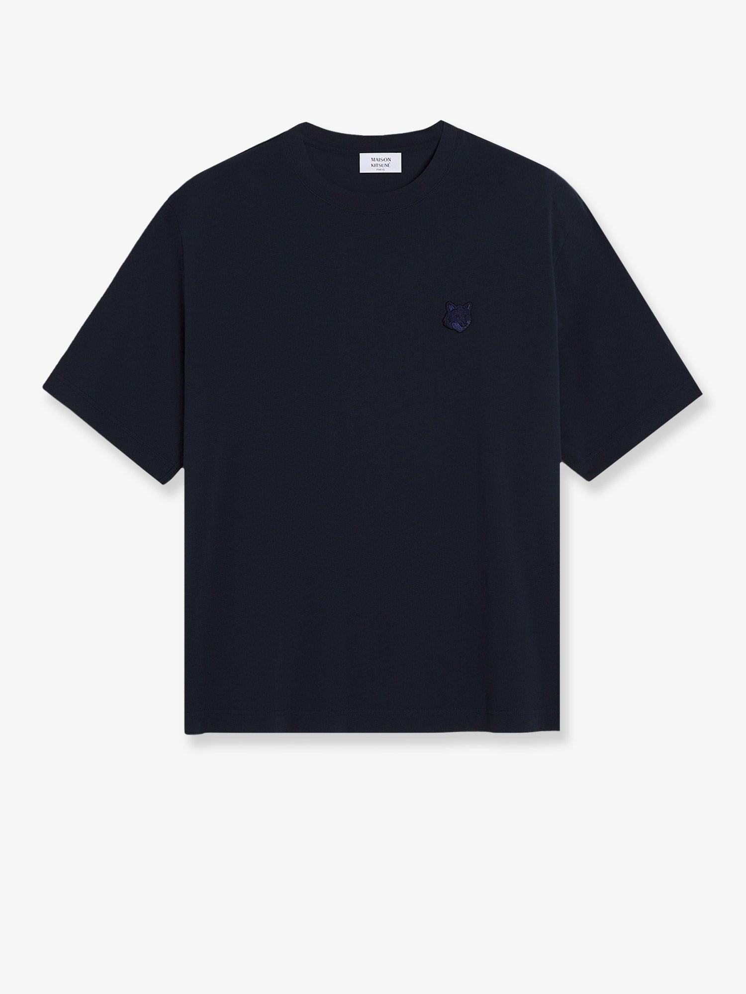 Cotton T-shirt with iconic logo patch