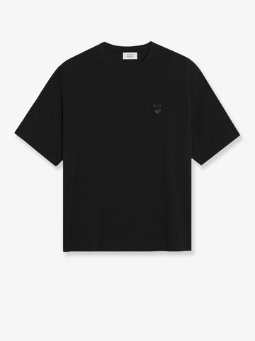 Cotton T-shirt with iconic logo patch