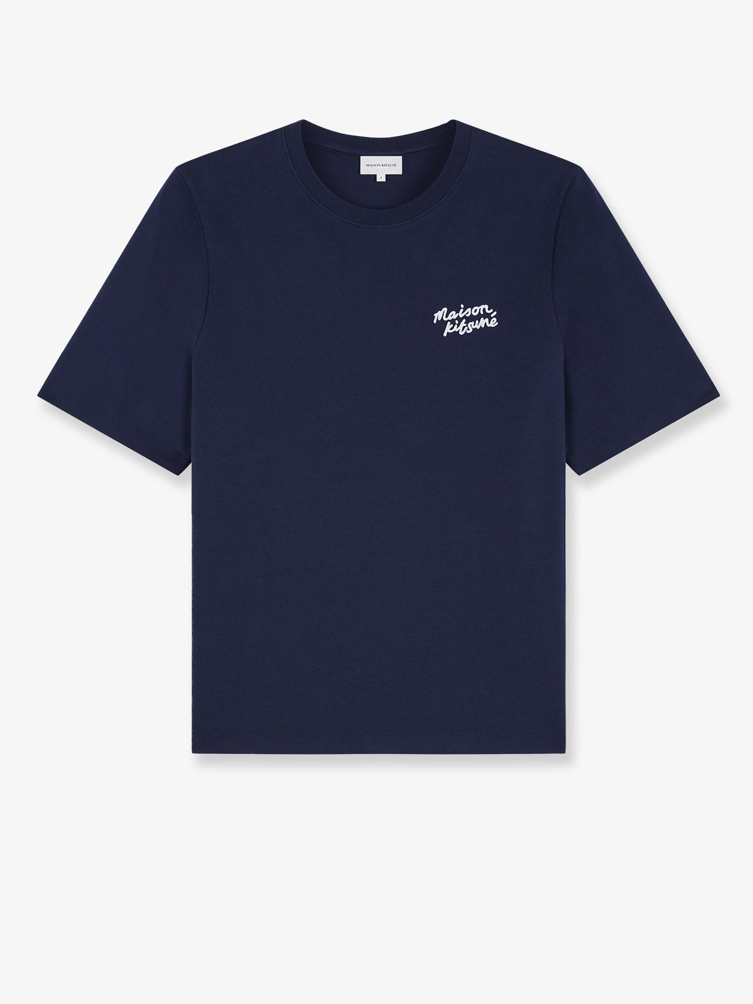Cotton T-shirt with lettering logo