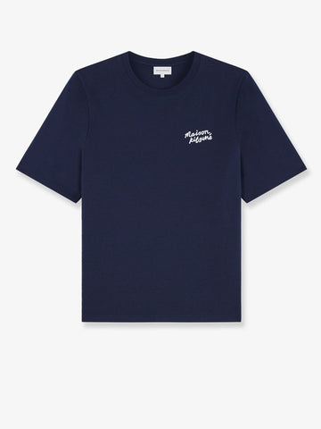 Cotton T-shirt with lettering logo