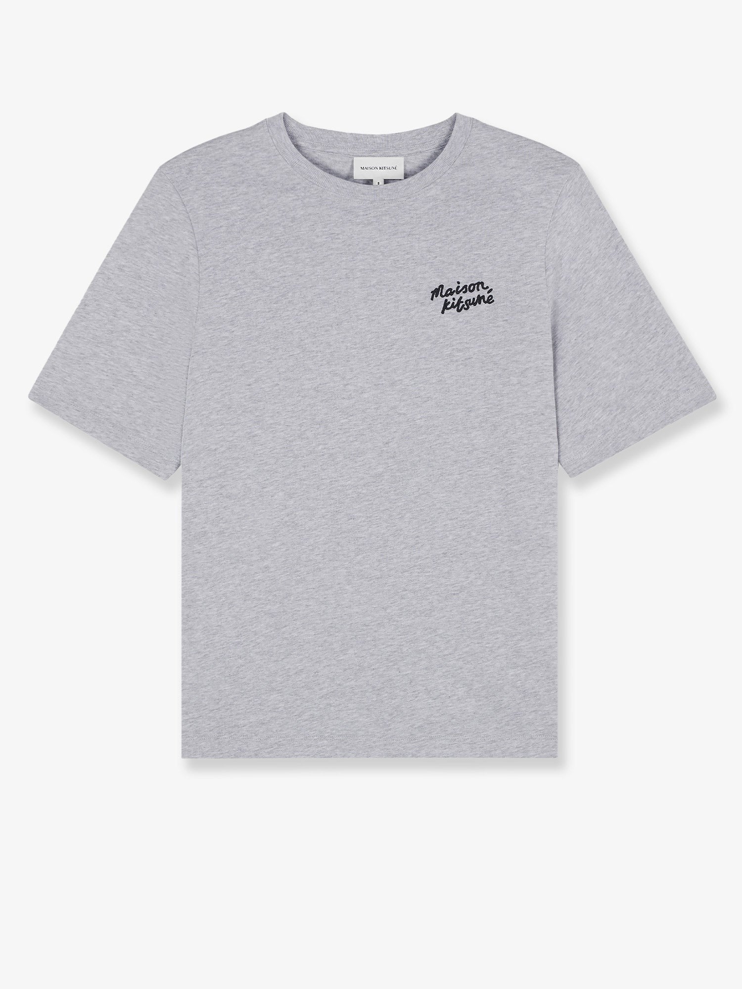 Cotton T-shirt with lettering logo