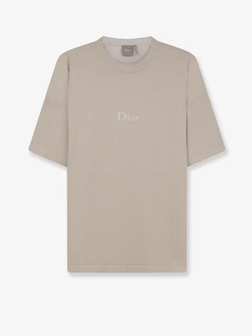 Dior Dior - Cotton T-shirt with lettering logo