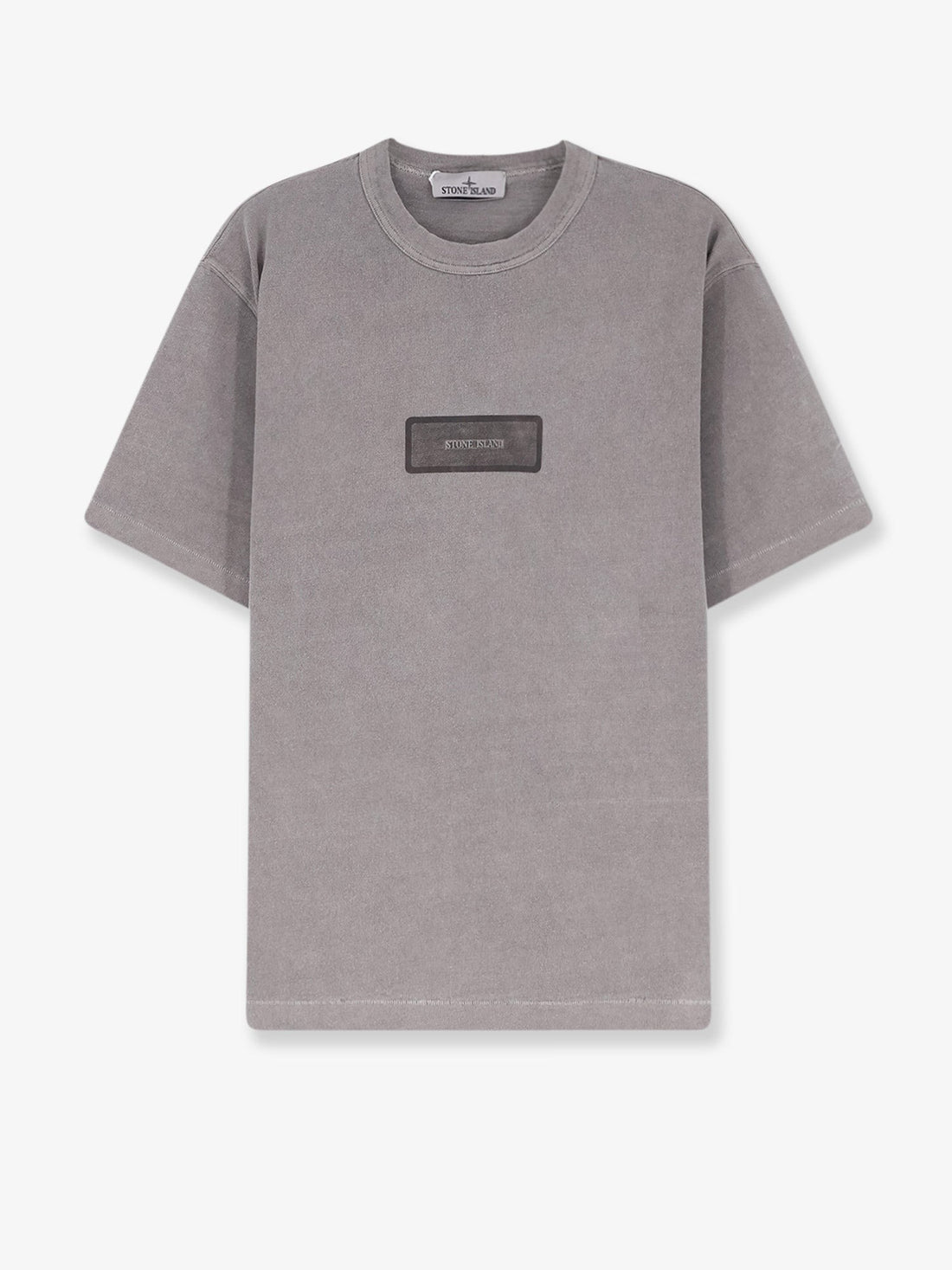 Stone Island - Cotton t-shirt with Logo detail Grey