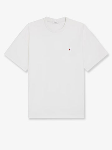 Cotton t-shirt with Logo embroidery