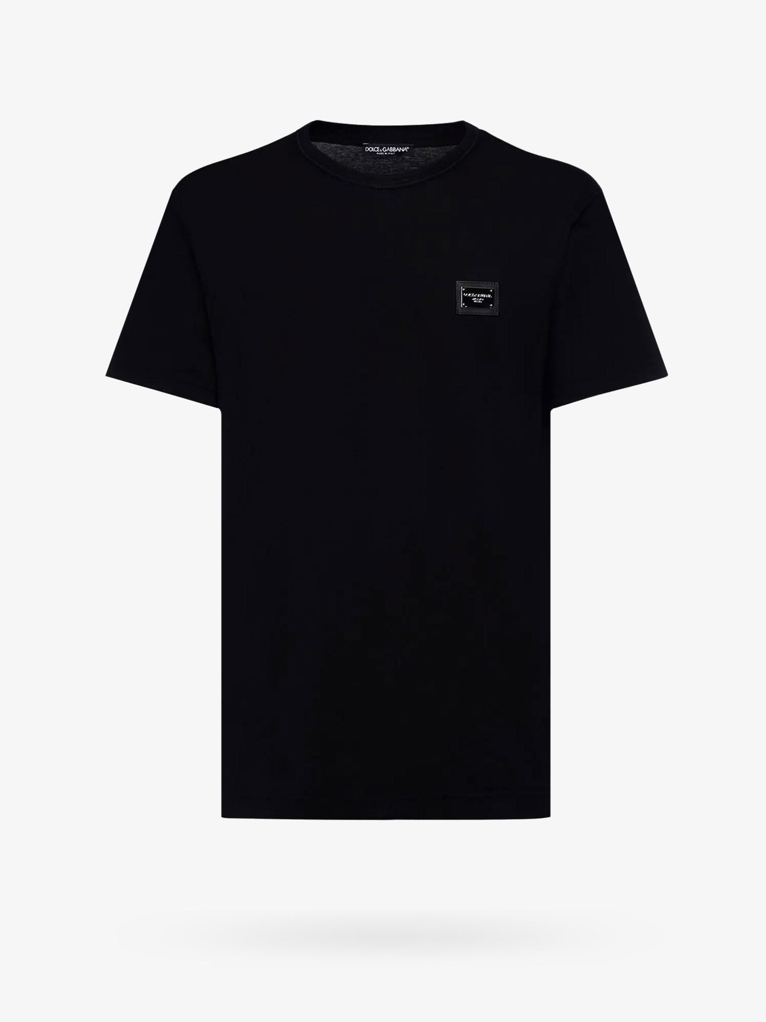 Cotton T-shirt with logo patch