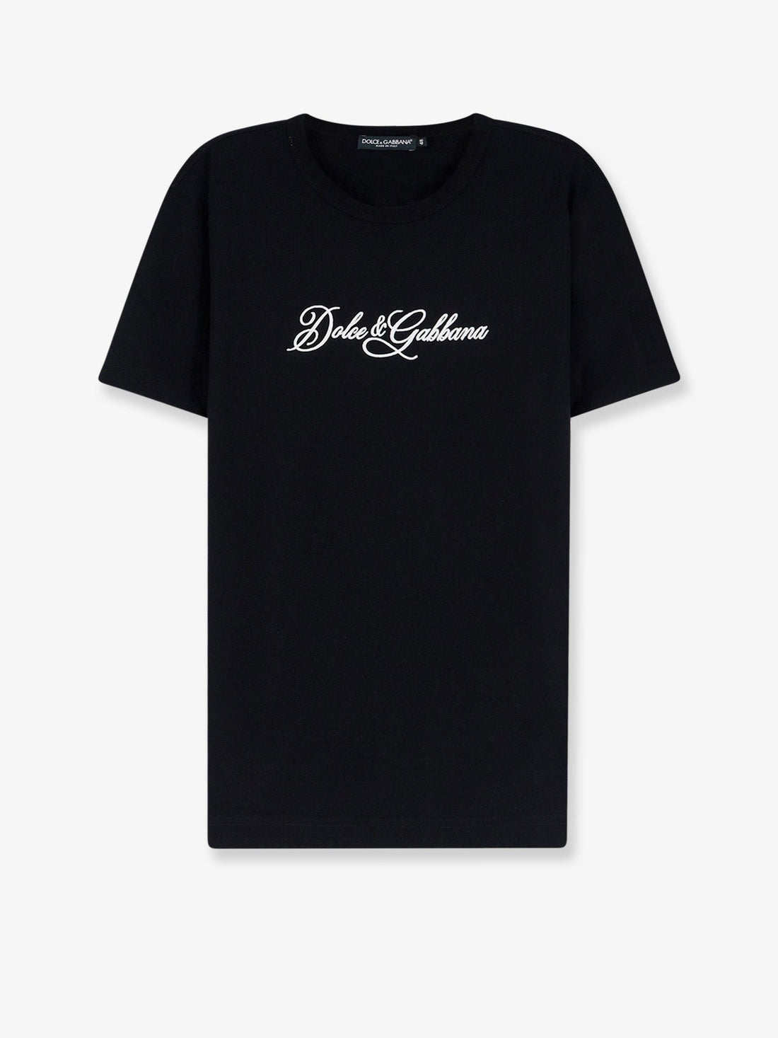 Dolce & Gabbana - Logo embroidery t-shirt cotton-t-shirt-with-logo_d92768e7-d76f-493e-8517-69f421a47898