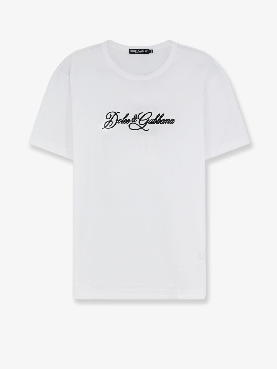 Dolce & Gabbana - Logo embroidery t-shirt cotton-t-shirt-with-logo_e2312c0a-71b4-48a7-8f88-527c6cf19e29