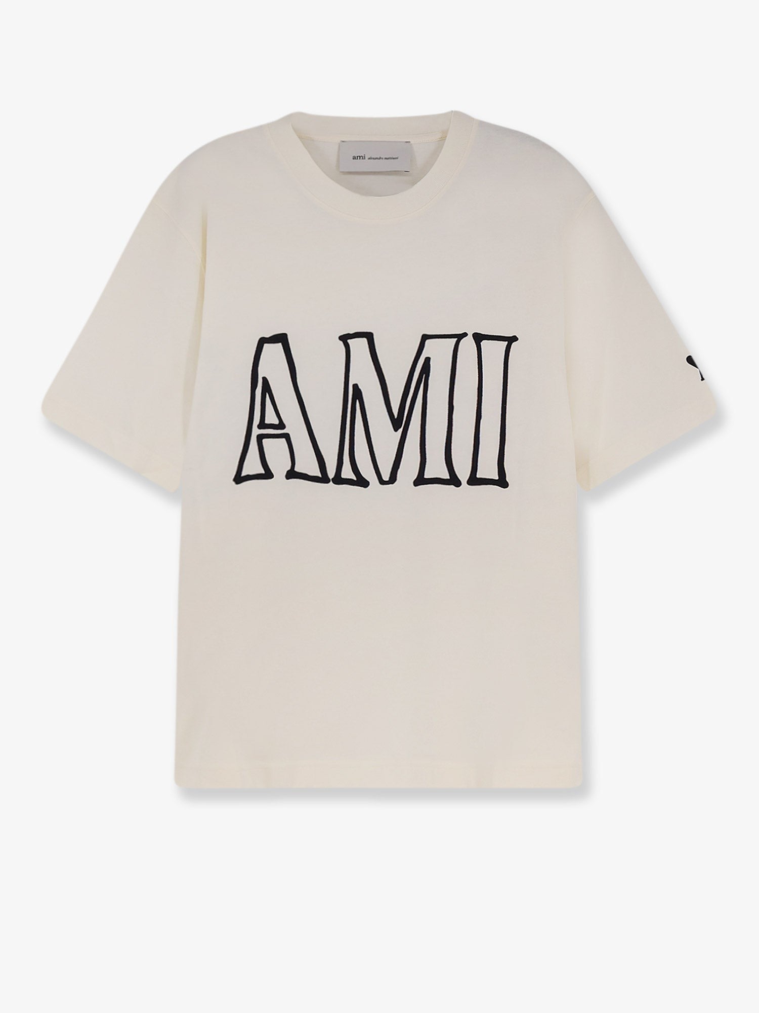 Cotton t-shirt with maxi frontal logo cotton-t-shirt-with-maxi-frontal-logo_90ec1ef2-6673-4458-94db-25012c018f3c