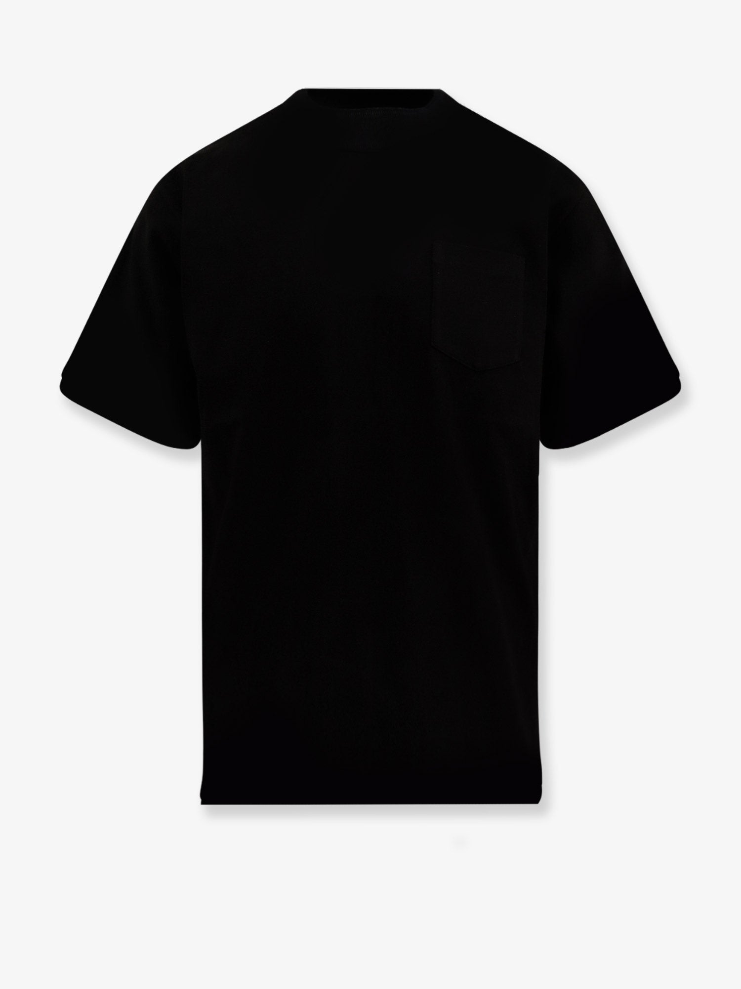 Cotton t-shirt with nylon inserts