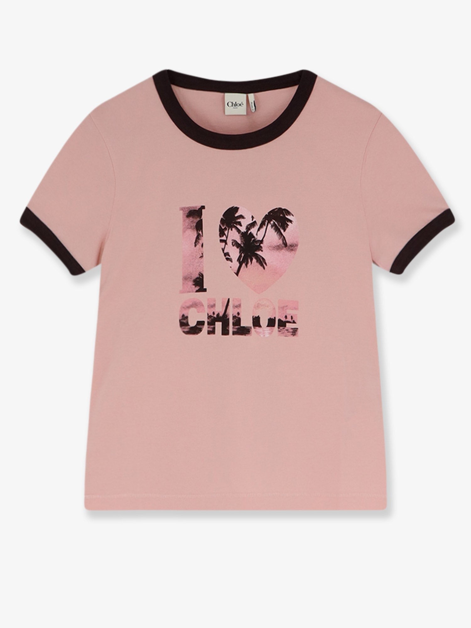 CHLOE' - Cotton t-shirt with print cotton-t-shirt-with-print_e057629f-94f2-4d29-ac50-ac4bd0e9362a