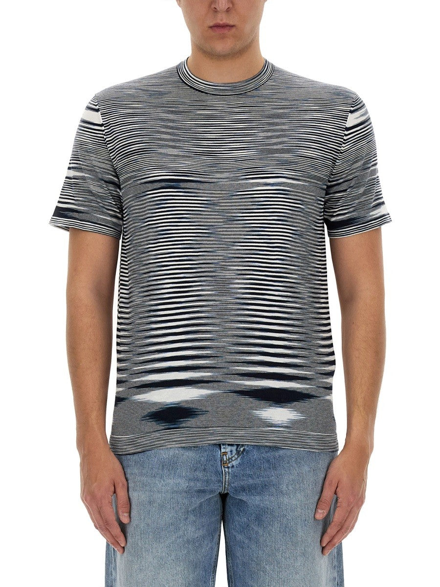 Missoni - COTTON T-SHIRT Blue