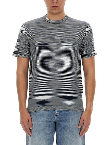Missoni - COTTON T-SHIRT Blue