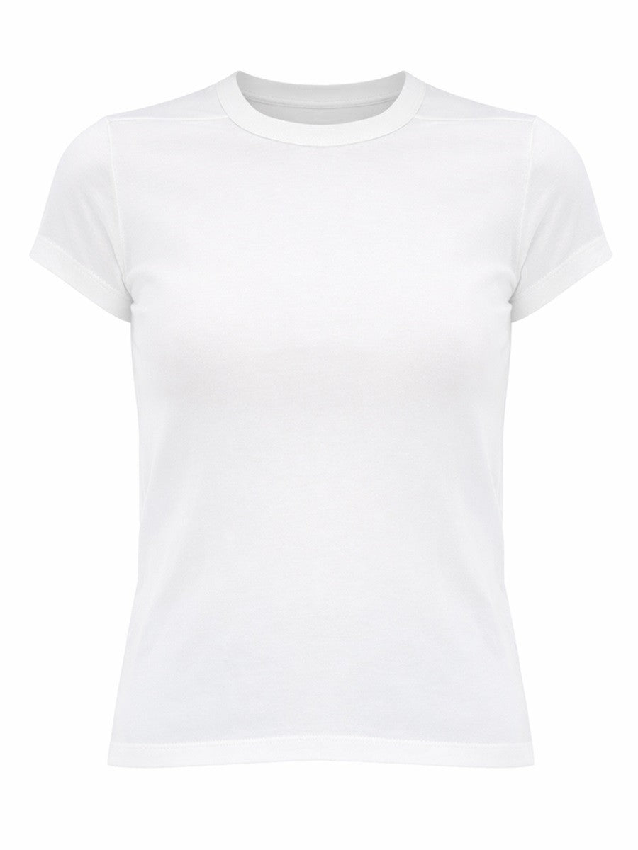 RICK OWENS - COTTON T-SHIRT White 38