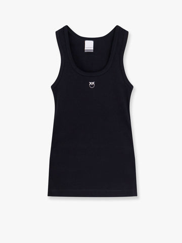 Pinko - Calcolatore Cotton tank top with Love Birds logo on the front cotton-tank-top-with-love-birds-logo-on-the-front_4dc73ae3-5e78-4648-9fdd-37a084aa7ae0