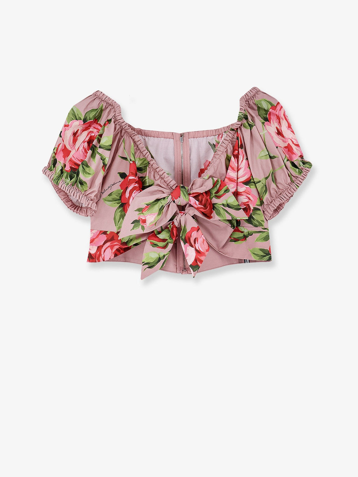 Dolce & Gabbana - Cotton top with iconic print cotton-top-with-iconic-print_b3cbfa1c-8cc3-4371-b099-7ca66cf6f019