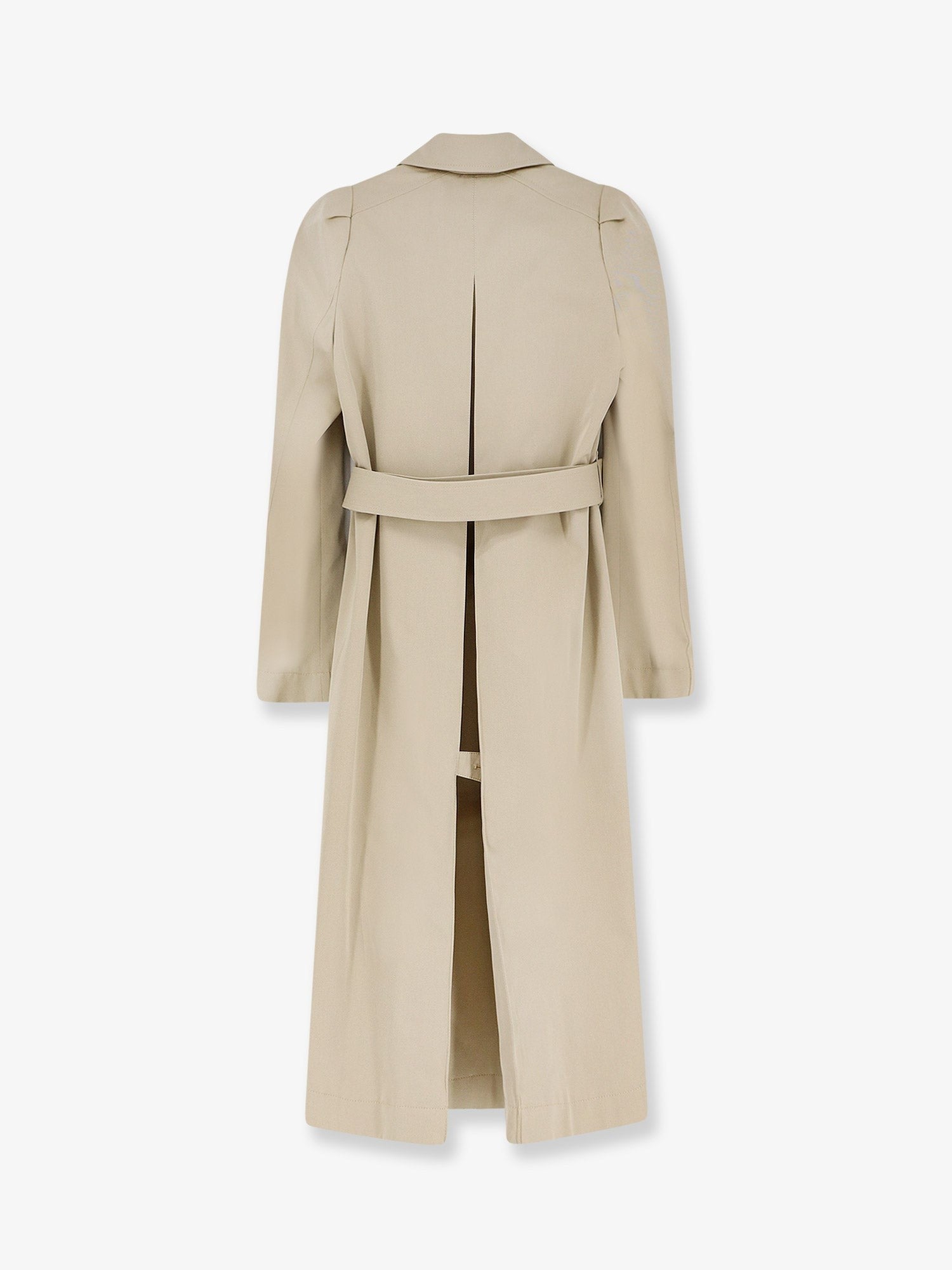 Cotton trench with Puff sleeves