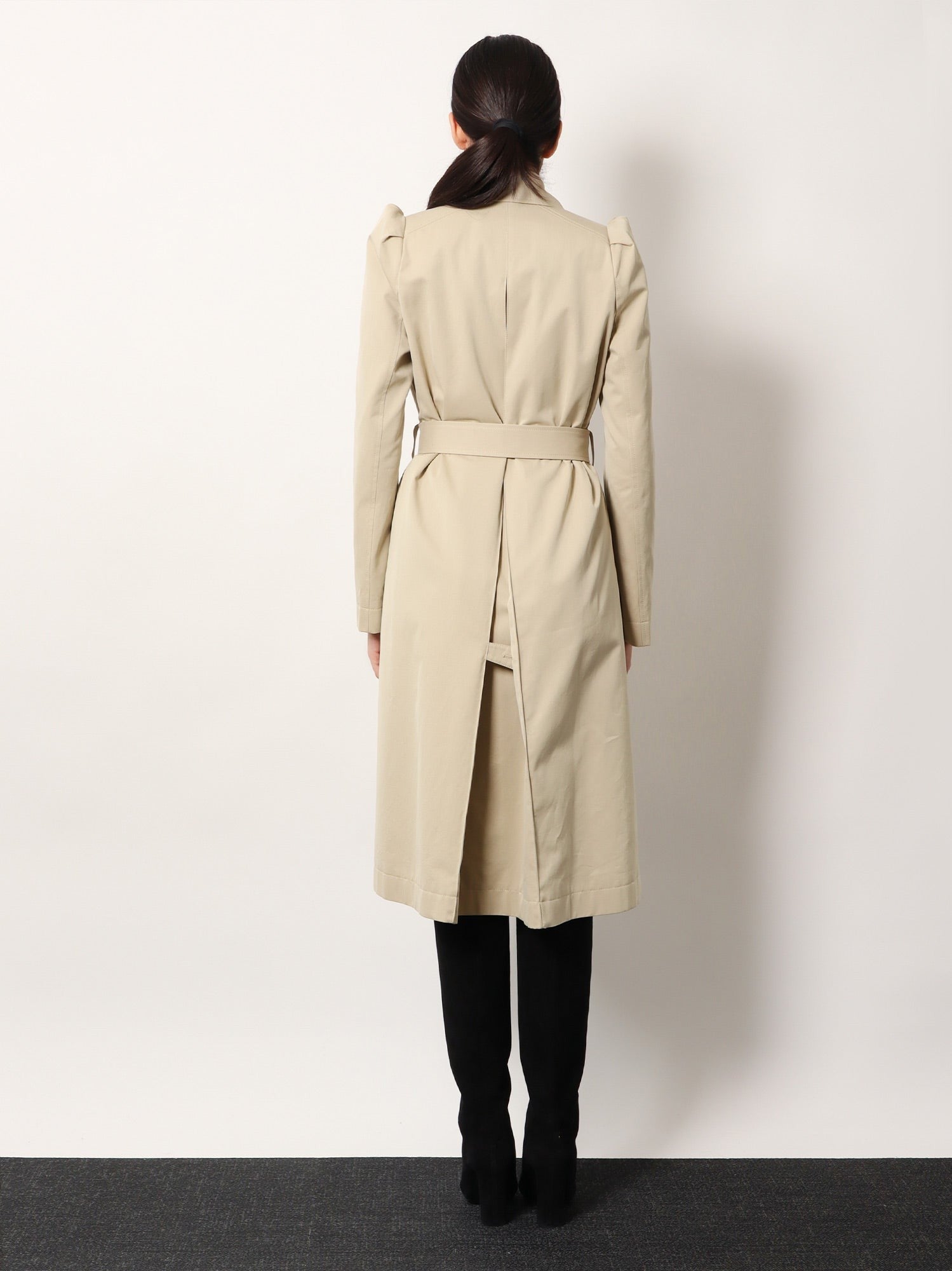 Alexander Mcqueen - Cotton trench with Puff sleeves