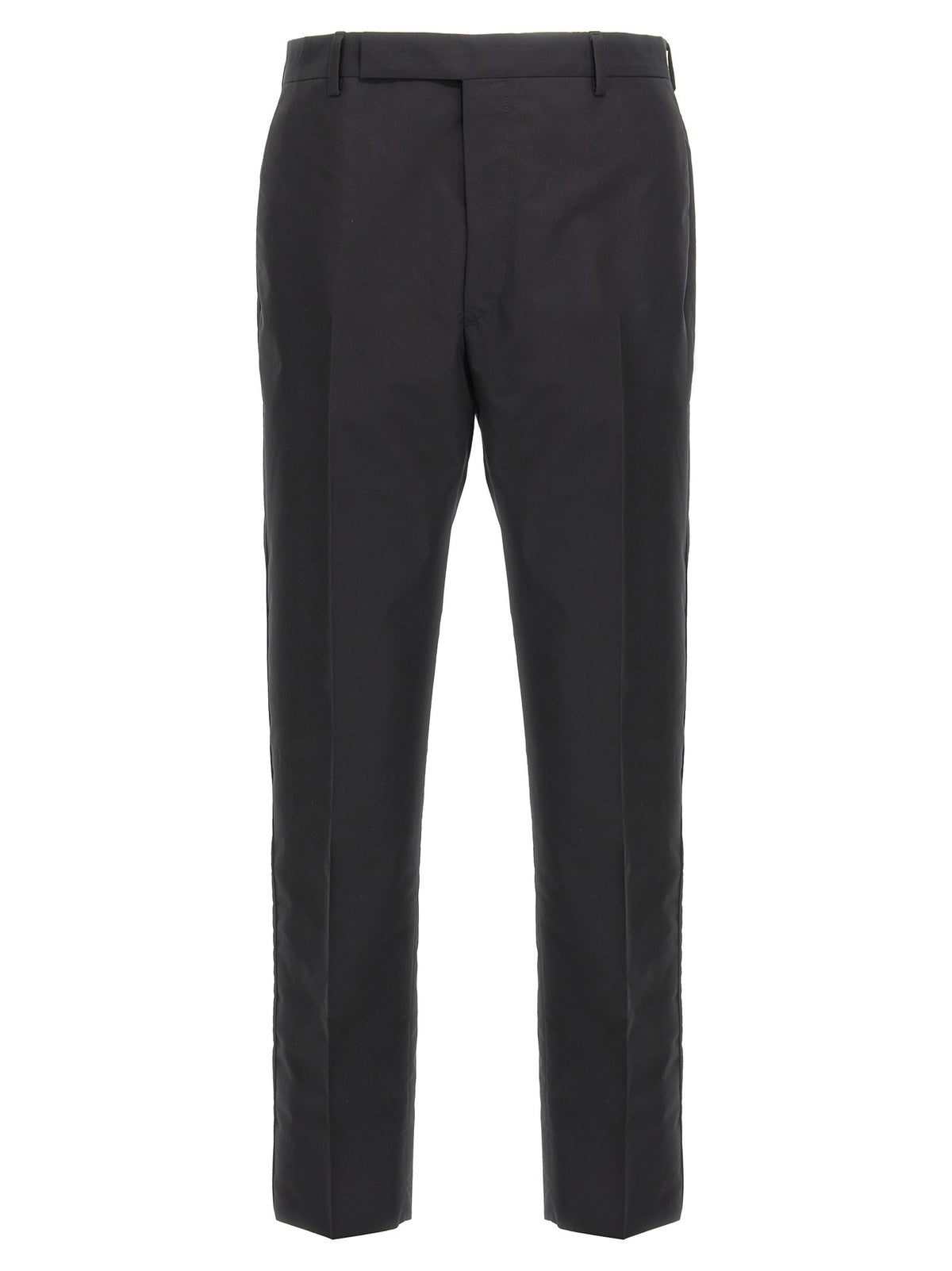 PRADA - Cotton trousers tec Black