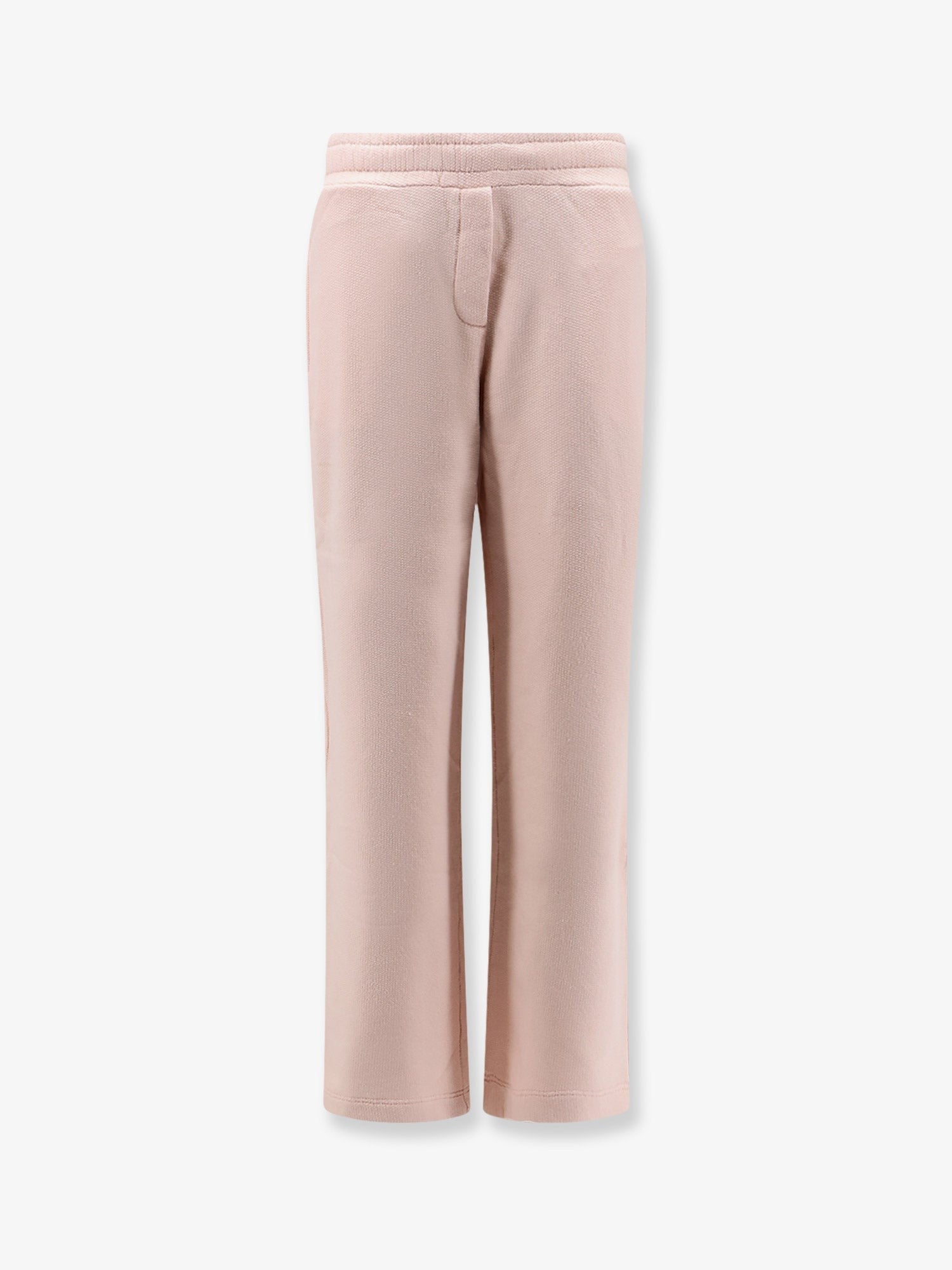 Dolce & Gabbana Cotton trousers with embroidered logo patch